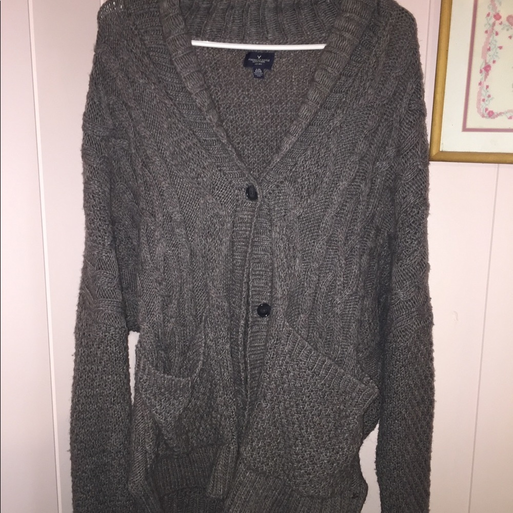 American Eagle oversized cardigan sweater